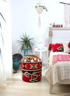 Pouf in tessuto Bozok Patch I Multicolore (1)