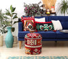 Pouf in tessuto Bozok Patch II Multicolore (2)