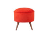 Pouf in tessuto Buena Park Ruggine (1)