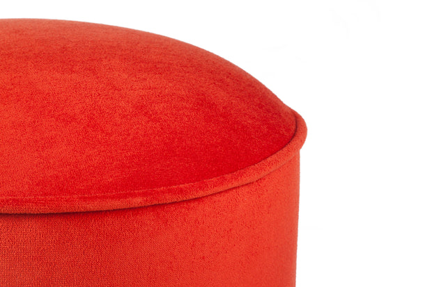 Pouf in tessuto Buena Park Ruggine (2)