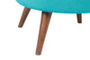 Oyo Pouf in tessuto Buena Park Turchese