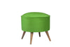 Pouf in tessuto Buena Park Verde