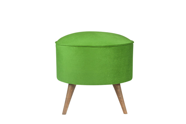 Pouf in tessuto Buena Park Verde (1)
