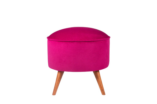 Pouf in tessuto Buena Park Violetto (1)