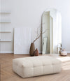 Pouf in tessuto Cady Beige