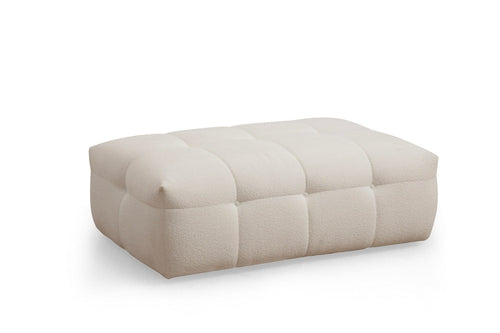 Pouf in tessuto Cady Beige (1)