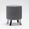Pouf in tessuto Carmen Grigio (1)