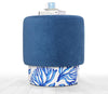 Pouf in tessuto Colyos Multicolore (1)