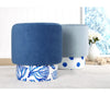 Pouf in tessuto Colyos Multicolore (5)