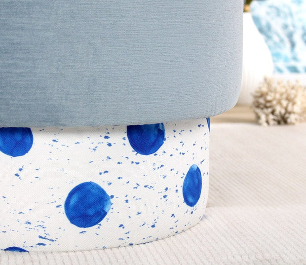 Pouf in tessuto Colyos Multicolore (4)