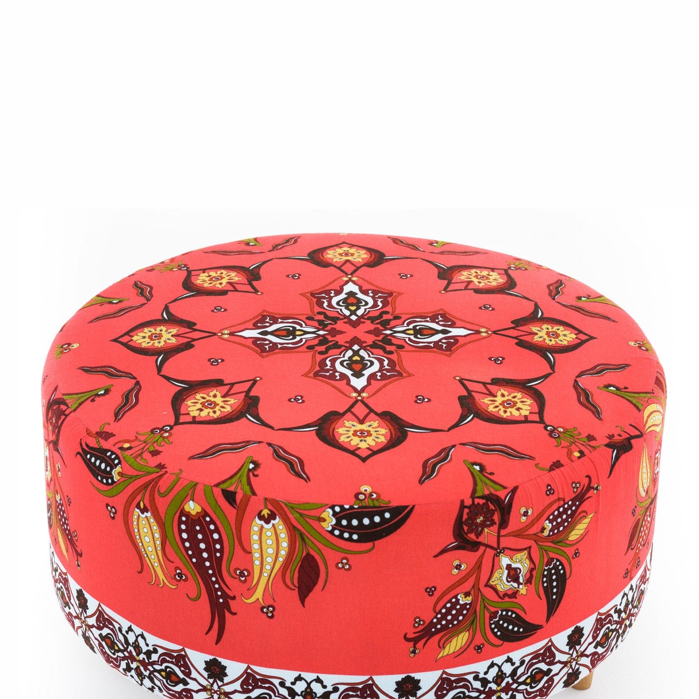Pouf in tessuto Como Multicolore (2)