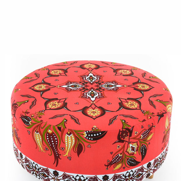 Pouf in tessuto Como Multicolore (2)