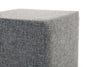 Pouf in tessuto Daisy Grigio (5)