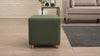 Pouf in tessuto Daisy Verde