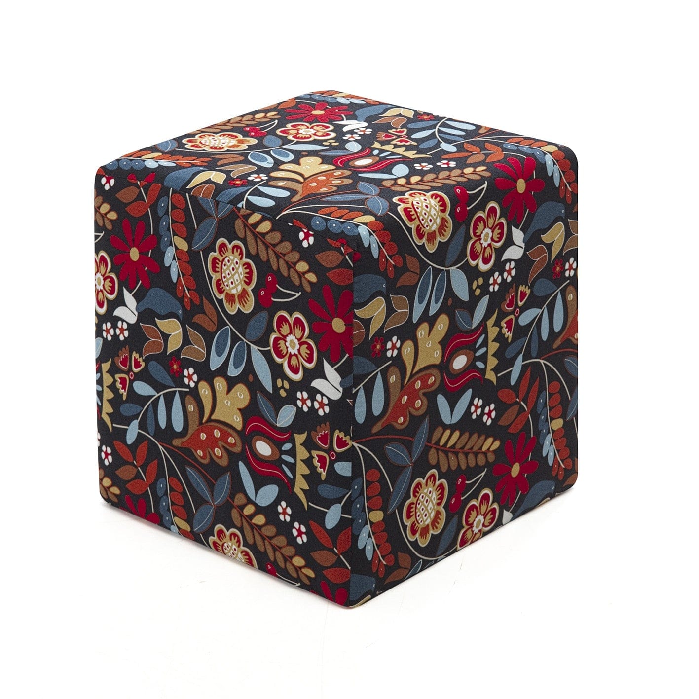 Pouf in tessuto Dalbudak Multicolore
