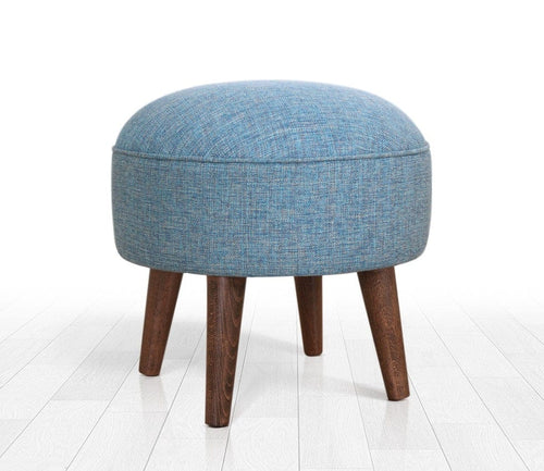 Pouf in tessuto Deff Blu (1)