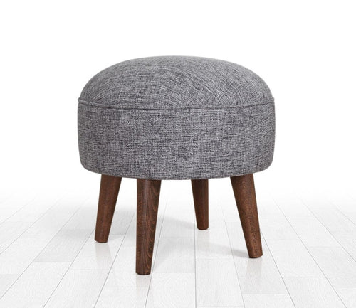 Pouf in tessuto Deff Grigio (1)