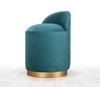 Pouf in tessuto Dover Blu (1)