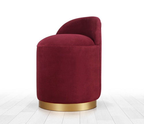 Pouf in tessuto Dover Bordeaux (1)