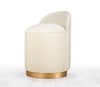 Pouf in tessuto Dover Crema (1)