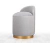 Pouf in tessuto Dover Grigio (1)