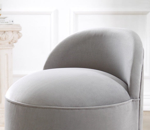 Pouf in tessuto Dover Grigio (3)