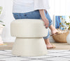 Pouf in tessuto Endor Crema (3)
