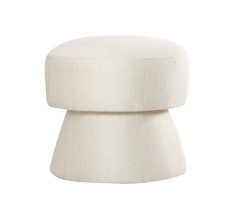 Pouf in tessuto Endor Crema (6)