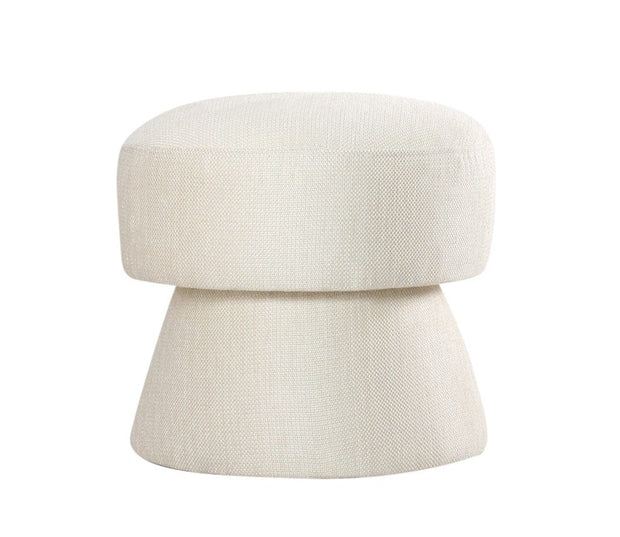 Pouf in tessuto Endor Crema (6)