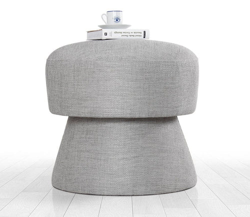 Pouf in tessuto Endor Grigio (1)