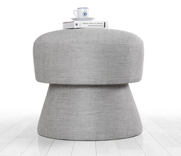 Pouf in tessuto Endor Grigio (1)