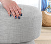 Pouf in tessuto Endor Grigio (5)