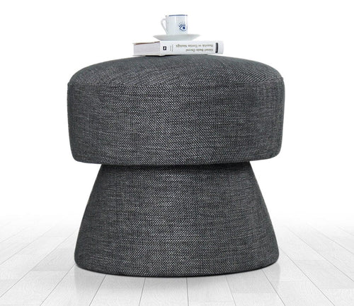 Pouf in tessuto Endor Grigio (1)