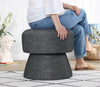 Pouf in tessuto Endor Grigio (3)