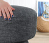 Pouf in tessuto Endor Grigio (5)
