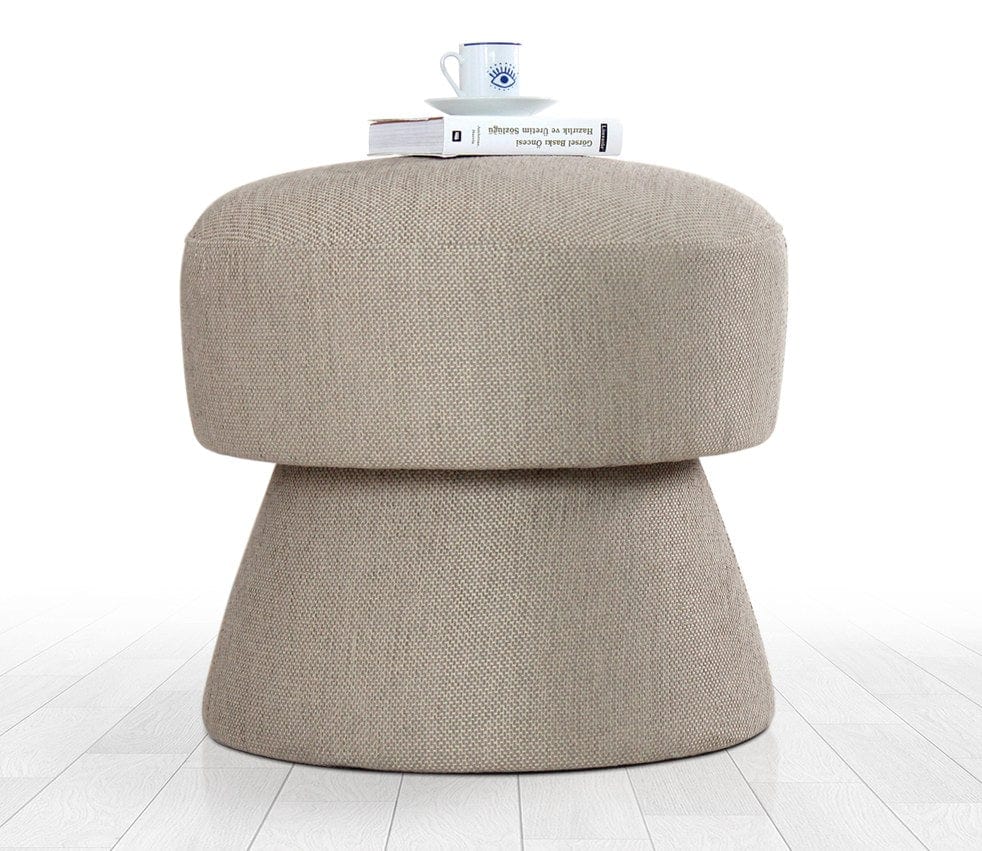 Pouf in tessuto Endor Marrone (1)