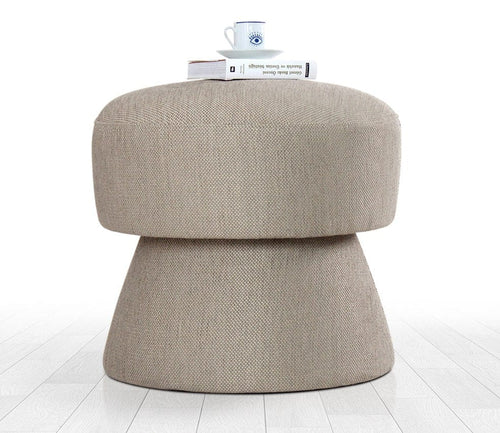 Pouf in tessuto Endor Marrone (1)