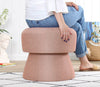 Pouf in tessuto Endor Rosa (3)