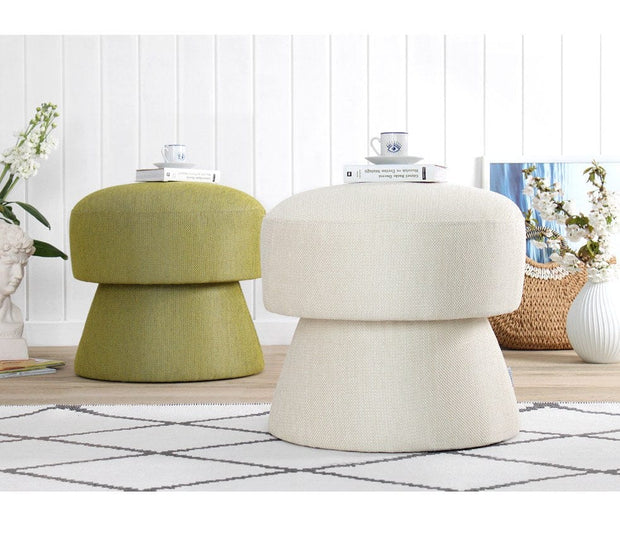 Pouf in tessuto Endor Verde (4)