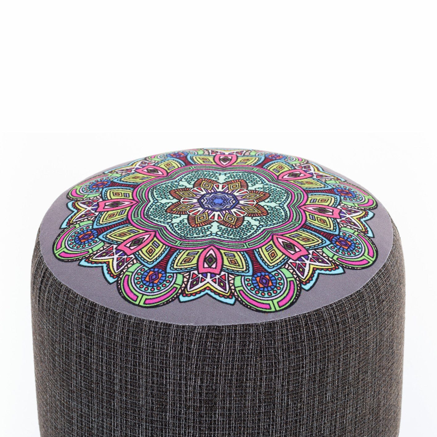Pouf in tessuto Enna Multicolore (2)