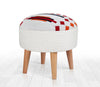 Pouf in tessuto Farm Bianco (3)