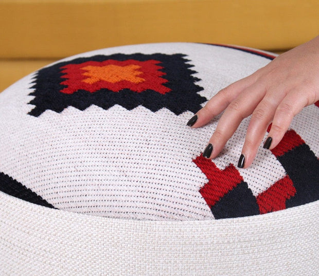Pouf in tessuto Farm Multicolore (2)