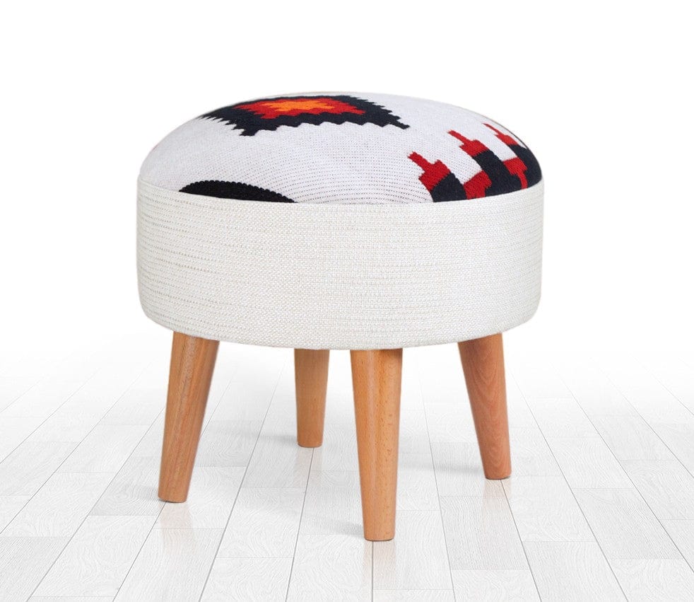 Pouf in tessuto Farm Multicolore (3)