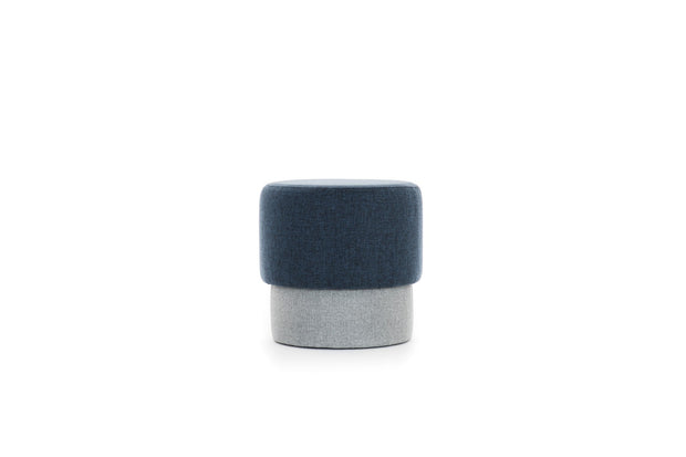 Pouf in tessuto Felix Blu (5)