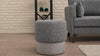 Pouf in tessuto Felix Grigio