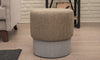 Pouf in tessuto Felix Marrone (1)