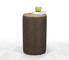 Pouf in tessuto Filika Cappuccino