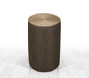 Pouf in tessuto Filika Cappuccino (2)