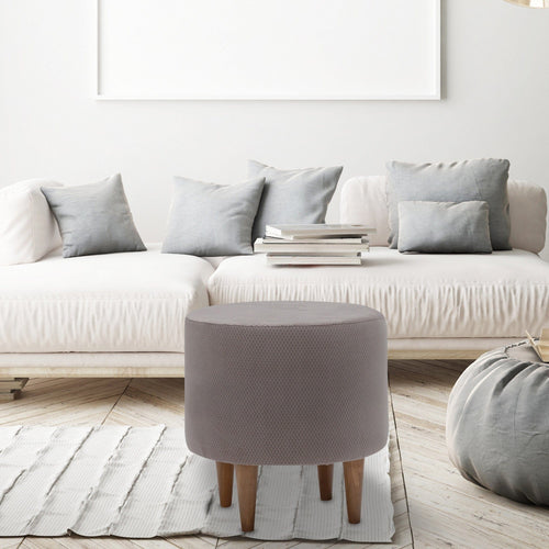 Pouf in tessuto Fındık Cappuccino