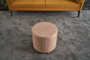 Pouf in tessuto Flora Round Multicolore (1)